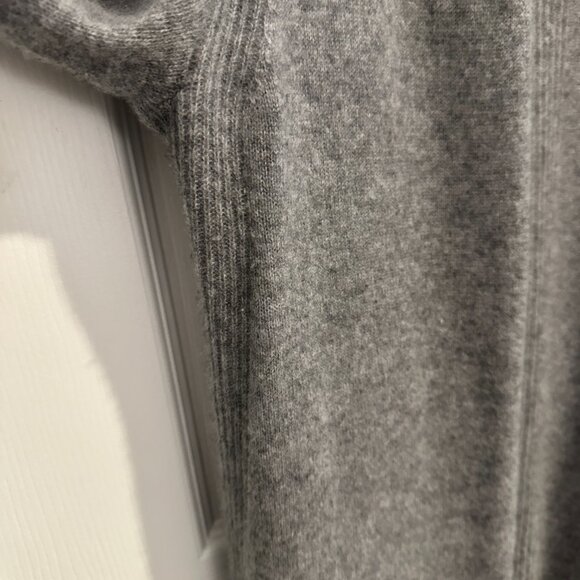 Saks Fifth Avenue 100% Cashmere Gray Cardigan - Picture 9 of 16